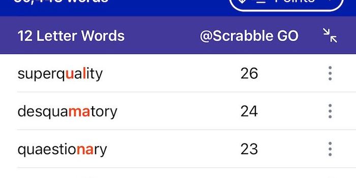 Strategy for high-value letters in word games